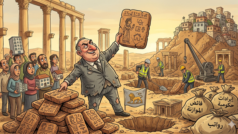 مسؤول يبحث في الأرشيف التدمري عن إثباتات لاستعادة أملاك الحكومة