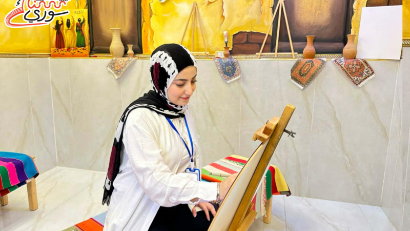 طبيبة في القامشلي تستخدم فن الماندالا كوسيلة لمواجهة الضغط والتوتر