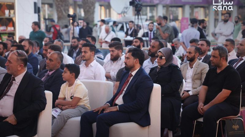 0P3A9033 دور المؤسسات والإعلام والمجتمع بتعزيز النزاهة ومكافحة الفساد في ندوة ‏بمعرض دمشق