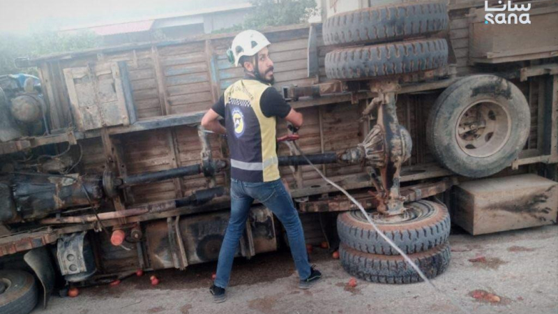 IMG 20260905 101948 201 وفاة شخص وإصابة 32 آخرين جراء حوادث سير ‏وحرائق في سوريا ‏