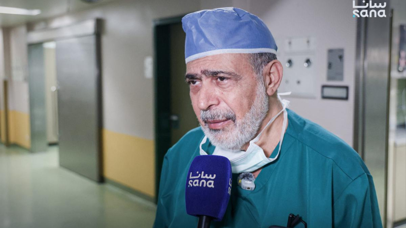 الدكتور أحمد شبلوط استشاري جراحة أوعية وزراعة كل لأول مرة في سوريا.. طُعم وعائي بقري لإصلاح وصلات الغسيل الكلوي