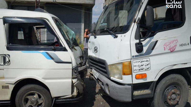 IMG 20260925 102709 887 وفاة شخصين وإصابة 21 جراء حوادث سير وحرائق في سوريا في الساعات الـ 24 ‏الماضية ‏