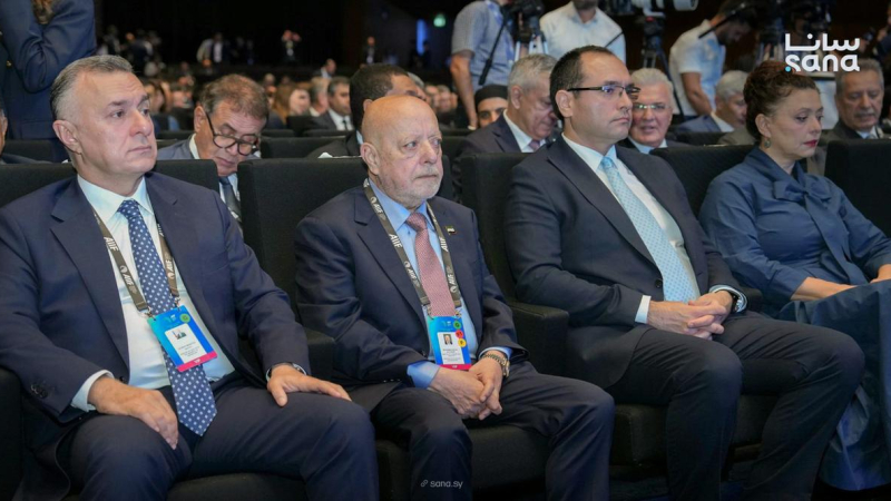 photo 24 2026 09 25 12 09 41 بمشاركة سوريا.. انطلاق فعاليات منتدى أذربيجان الدولي الثاني للاستثمار
