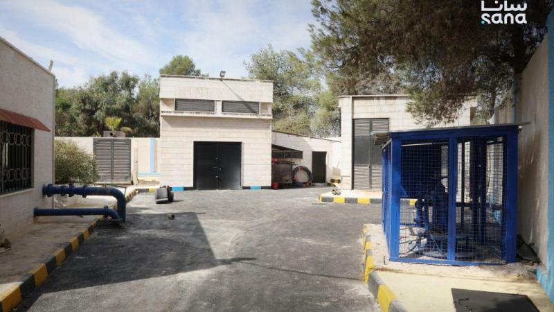 0P3A3138 1 مياه دمشق تعيد تأهيل مركزي ضخ العقدتين الرابعة والخامسة لتعزيز التزويد المائي
