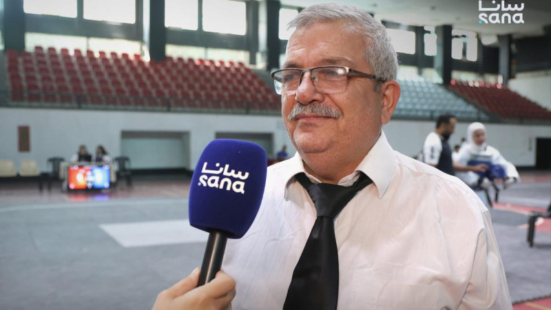 اسبر الياس انطلاق بطولة الجمهورية للتايكوندو للشابات والسيدات في مدينة الجلاء الرياضية بدمشق
