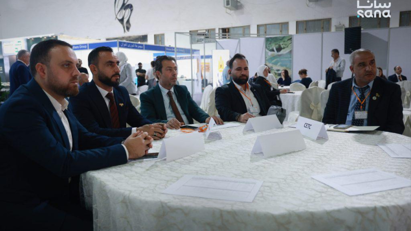 3X4A4236 انطلاق معرض "صناعة الإسمنت والمجبول البيتوني في سوريا 2026"