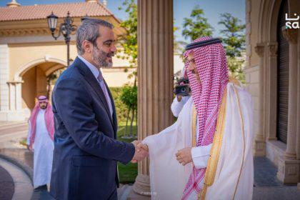 الشيباني يبحث مع نظيره السعودي التطورات الإقليمية ودعم الأمن والاستقرار ‌‏بالمنطقة‏