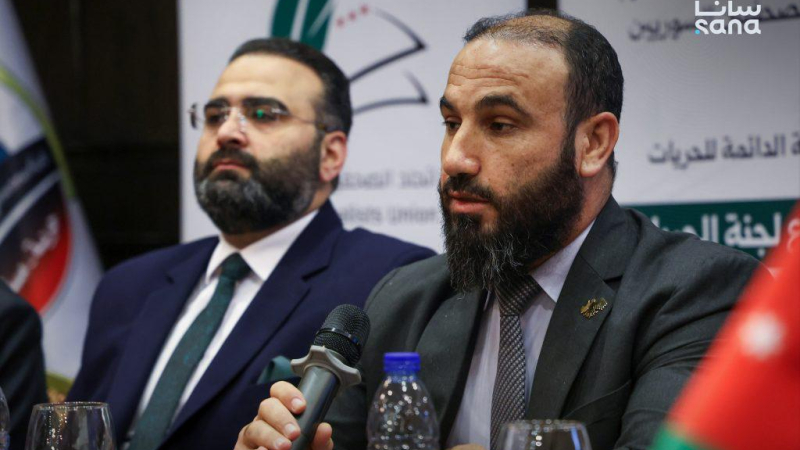 3X4A4473 2 ممثلو نقابات صحفية عربية: تقرير الحريات من دمشق يسلط الضوء على تحديات الإعلام