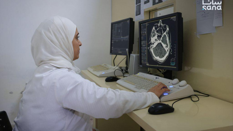 O09A3743 الصحة تعيد افتتاح قسم العناية المشددة في مشفى جيرود وتدخل جهاز طبقي محوري بالخدمة