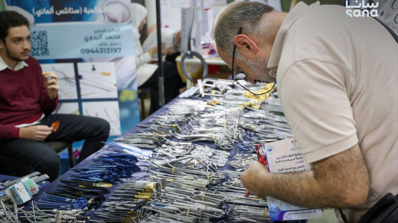 IMG 7187 1 أطباء لـ سانا: مؤتمر جراحة الأوعية بدمشق يعزز تبادل الخبرات ونقل التقنيات الحديثة