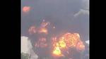 حريق هائل يندلع في مصنع كيميائي في الهند (فيديو)