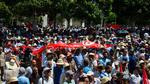 احتجاجات وسط تونس تطالب بـ"الإجلاء السريع" لآلاف المهاجرين المتحدرين من جنوب الصحراء
