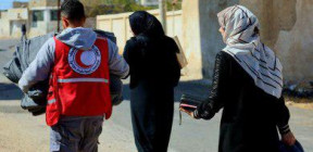 الهلال الأحمر يُؤمّن مستلزمات الشتاء لـ 350 عائلة عائدة إلى القنيطرة