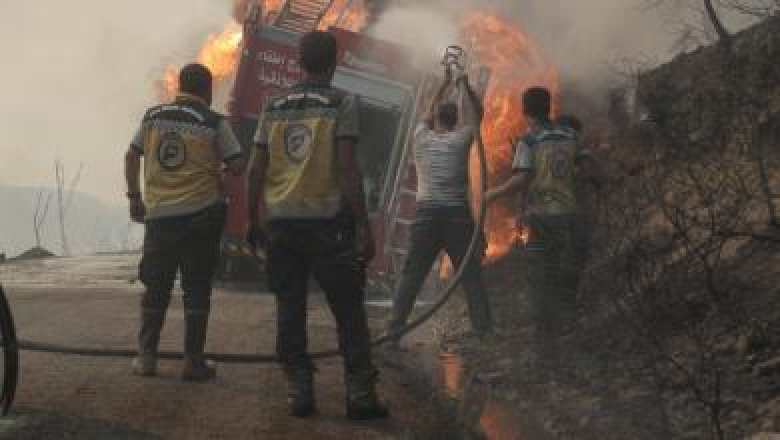 11700 حريق في سوريا خلال 2025 ..الدفاع المدني: شهيدان أثناء تأدية الواجب الإنساني