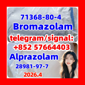 Cas 71368-80-4 Bromazolam 99.8% white powder