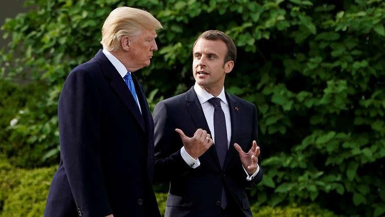 "New York Times": ترامب أبلغ ماكرون بأن الولايات المتحدة ستنسحب من الاتفاق النووي مع إيران