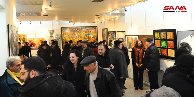 49 فنانا يوجهون التحية لإبداع الفنان علي السرميني