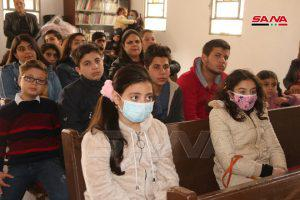 الكنيسة الإنجيلية الوطنية في درعا تحتفل بأعياد الميلاد ورأس السنة الميلادية