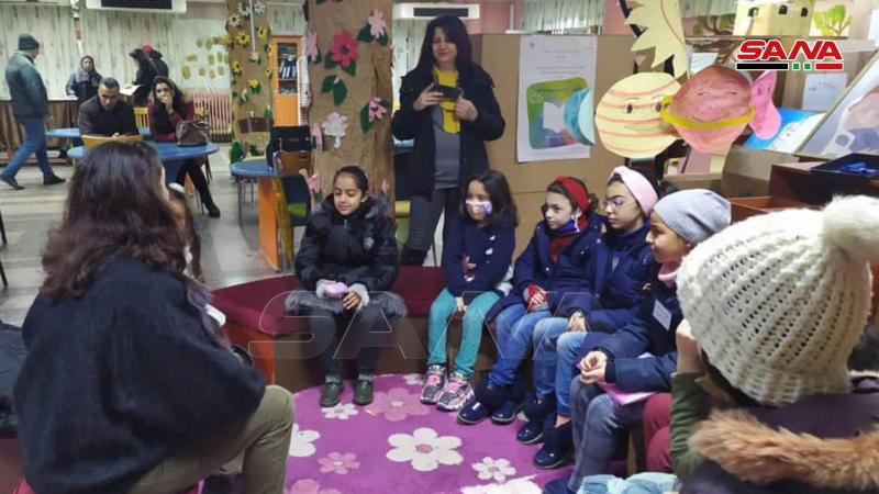 مهرجان ربيع الطفولة بحمص يستضيف الأطفال في جلسة قراءة وأنشطة تفاعلية