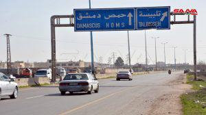كيف عادت شبكة الطرق المركزية في حمص؟