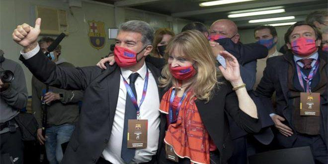 لابورتا رئيساً لنادي برشلونة