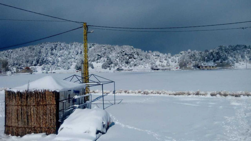 سهلة القموعة تحت الثلوج