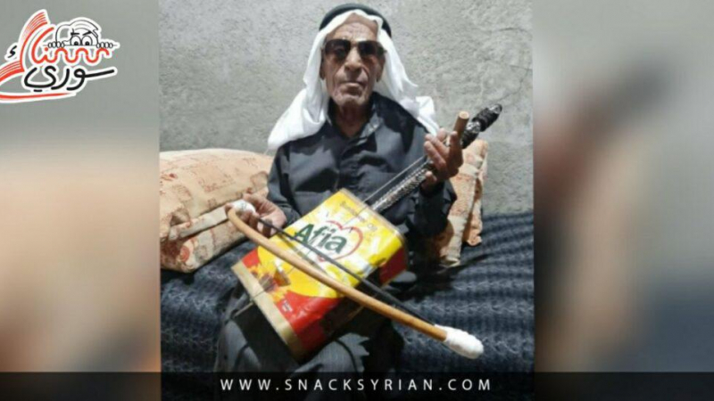 سعد الحرباوي.. صنع ربابته من التنك ولم يعيقه فقدان البصر