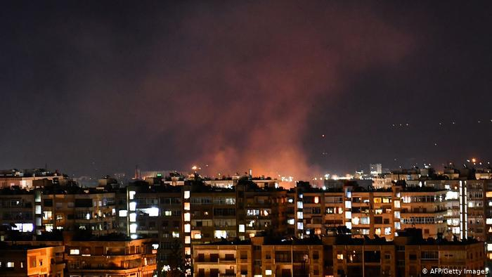 غارة جوية إسرائيلية تستهدف دمشق في حزيران 2020