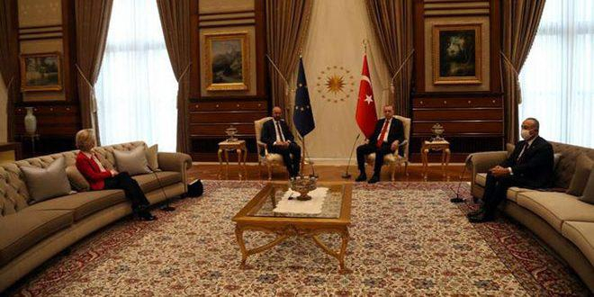 وكالة آكي: غضب أوروبي بعد تعرض رئيسة المفوضية الأوروبية لإهانة في تركيا