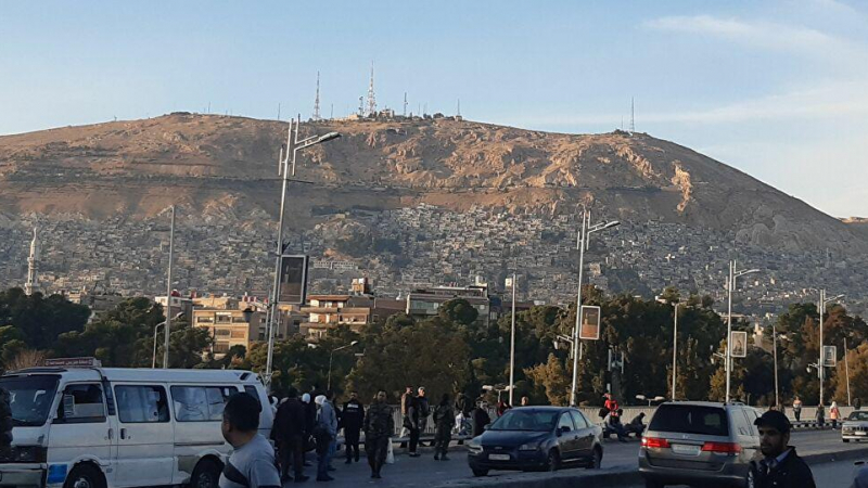 جبل قاسيون في دمشق 