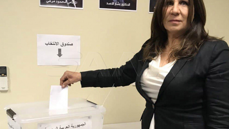 بالصورة ..عمليات الاقتراع في انتخابات رئاسة الجمهورية العربية السورية للسوريين المقيمين في الخارج