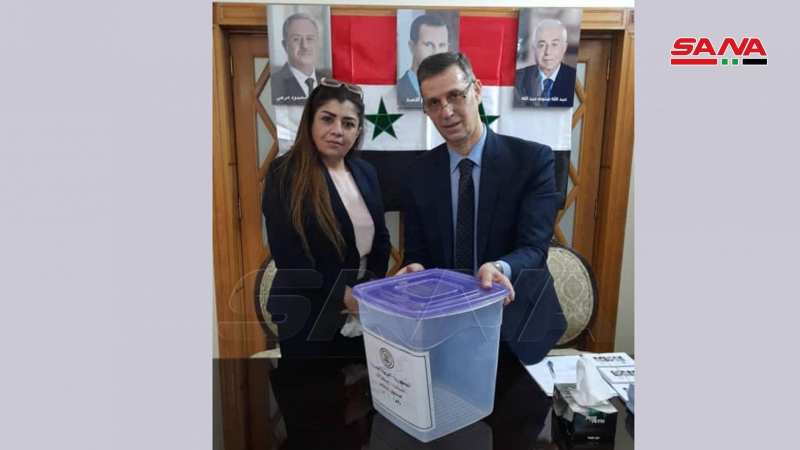 بالصورة ..عمليات الاقتراع في انتخابات رئاسة الجمهورية العربية السورية للسوريين المقيمين في الخارج