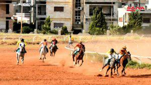 مشاركة واسعة ومنافسات قوية في السباق الدوري الثاني للخيول العربية الأصيلة بحماة