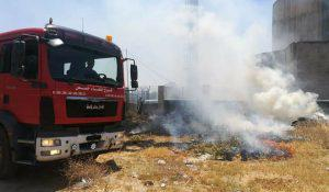 إخماد عدد من الحرائق في حمص وريف درعا