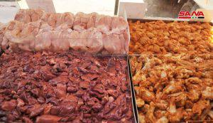انخفاض أسعار الفروج والبيض في أسواق دمشق