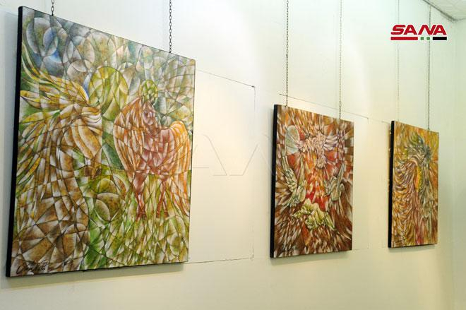 فضاءات.. معرض للتشكيلية رولا نويلاتي في ثقافي أبو رمانة