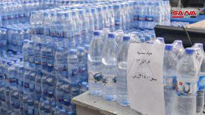السورية للتجارة تبدأ بيع المياه المعدنية عبر البطاقة الإلكترونية
