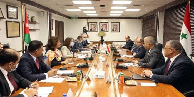 اجتماعات وزارية سورية أردنية في عمان لبحث سبل تعزيز التعاون الثنائي