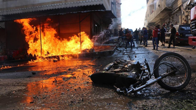 سوريا.. قتلى وجرحى جراء انفجارين في مدينة جرابلس (صور)