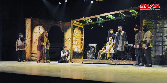 زيناتي قدسية يستعيد رائعة وليد إخلاصي مسرحية (ابراهيم وصفية)