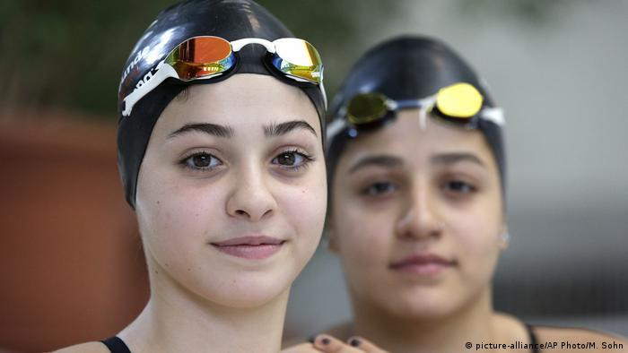 Sarah und Yusra Mardini aus Syrien