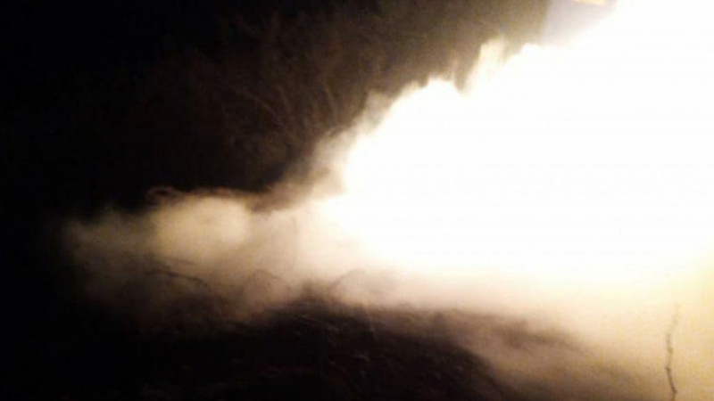 إخماد حريق اندلع بالأراضي الزراعية بين قريتي جبلايا والمرانة بريف حمص الغربي