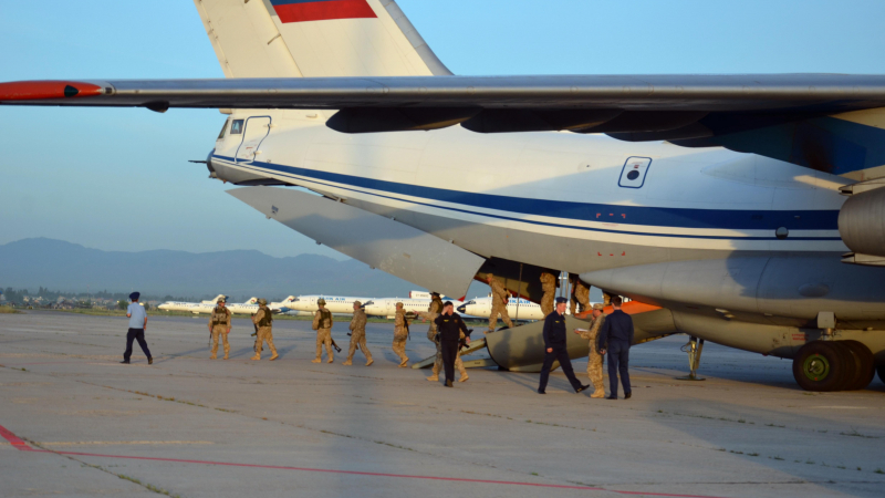 20 طائرة من قوات روسيا من ضمن معاهدة الأمن الجماعي تعود من كازاخستان