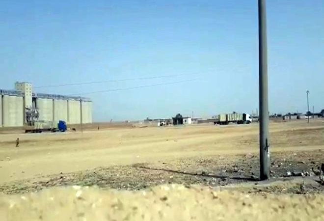 "سانا": رتل عسكري أمريكي يدخل مطار خراب الجير في الحسكة قادما من العراق