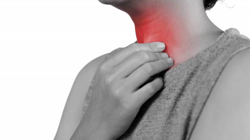 ارتجاع المريء والتهاب الحلق