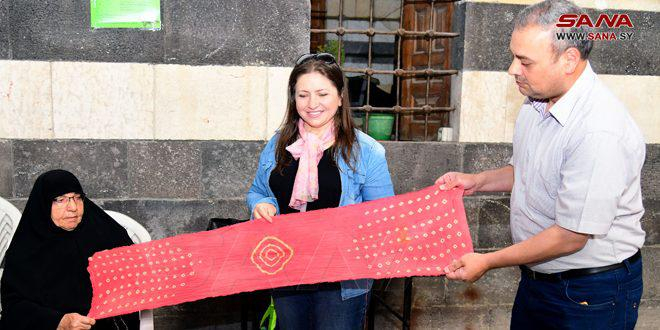 (رسل الحرير) في خان أسعد باشا بدمشق