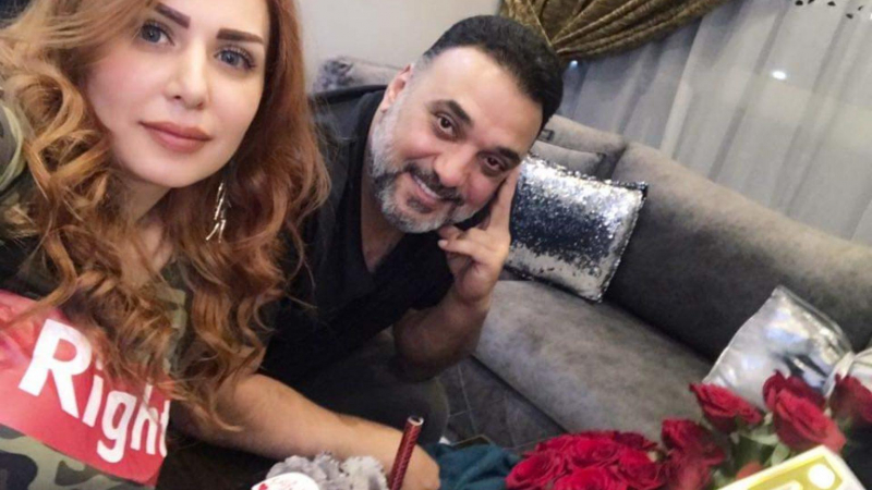 زوجة طارق مرعشلي تلفت الانظار