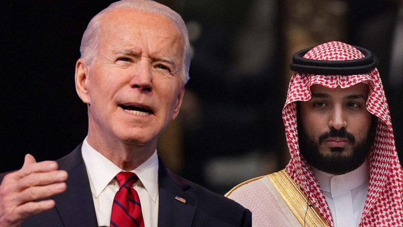 ولي عهد السعودية محمد بن سلمان والرئيس الأميركي جو بايدن