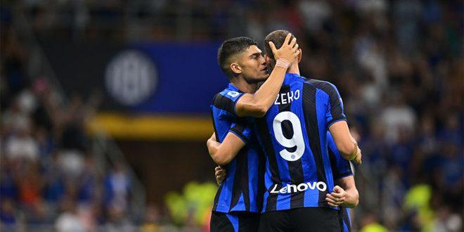 إنتر ميلان يفوز على سبيزيا بثلاثية في الدوري الإيطالي