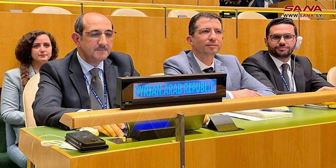 صباغ: الوثيقة الختامية للمؤتمر العاشر لمعاهدة عدم انتشار الأسلحة النووية تجاهلت قلق دول المنطقة من ترسانة (إسرائيل)